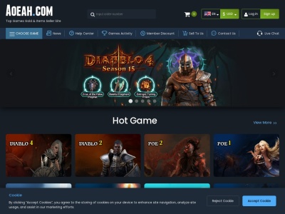 aoeah.com screenshot