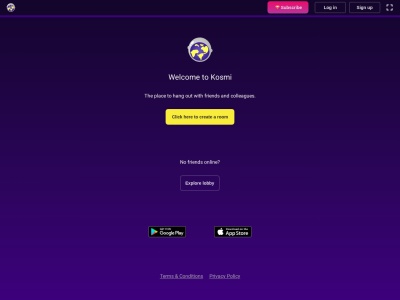 app.kosmi.io screenshot