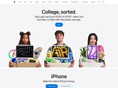 apple.com screenshot