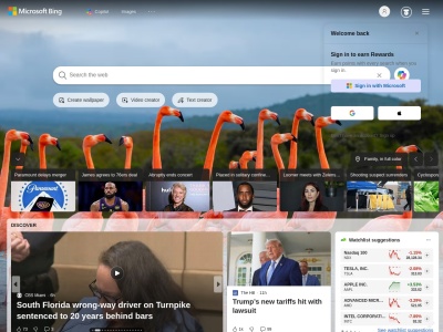 bing.com screenshot