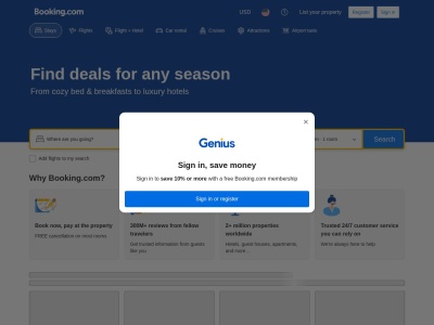 booking.com screenshot