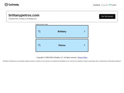 brittanypetros.com screenshot