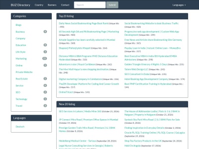buz-directory.de screenshot