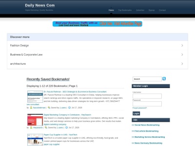 dailynews-bookmarking.com screenshot