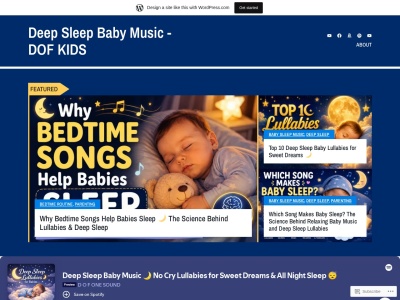 deepsleepbabymusic.wordpress.com screenshot