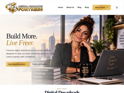 digitalproductsfortress.com screenshot