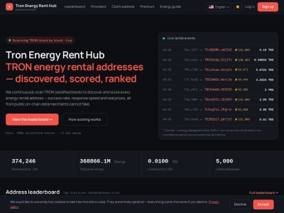energyrenthub.com screenshot