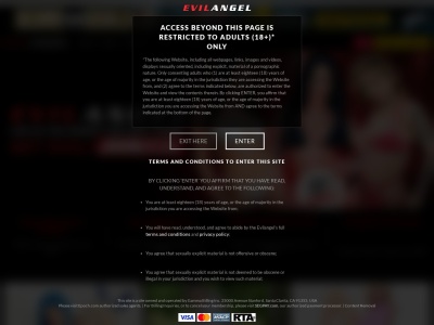 evilangel.com screenshot