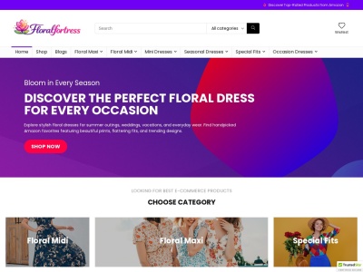 floralfortress.com screenshot