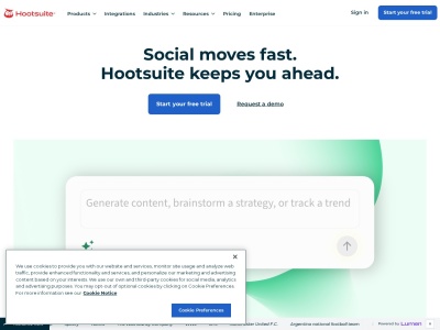hootsuite.com screenshot
