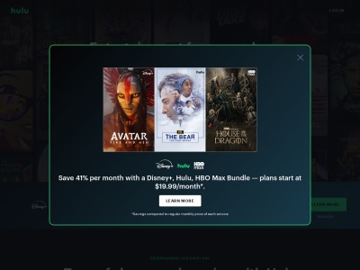 hulu.com screenshot