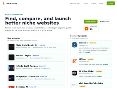 launchtory.com screenshot