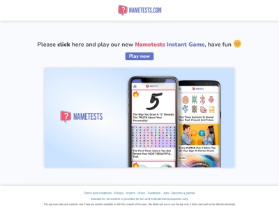 nametests.com screenshot