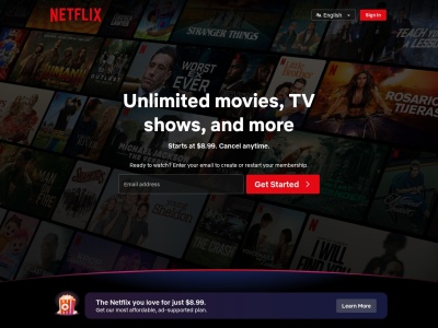 netflix.com screenshot