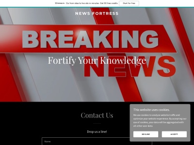 newsfortress.com screenshot