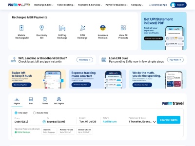 paytm.com screenshot