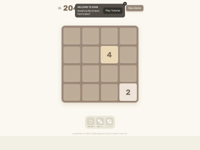 play2048.co screenshot
