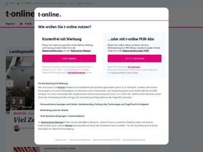 t-online.de screenshot