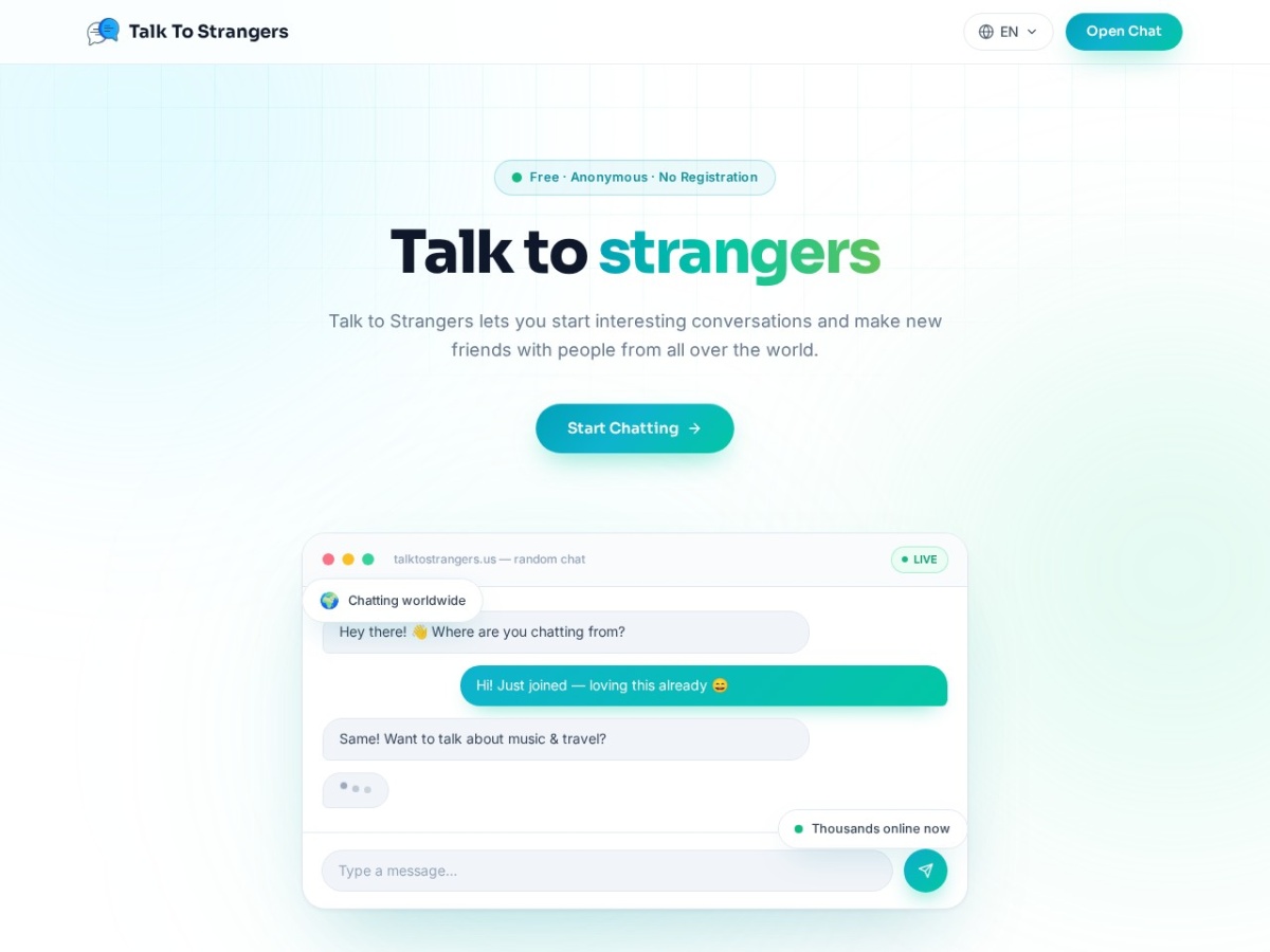 talktostrangers.us screenshot