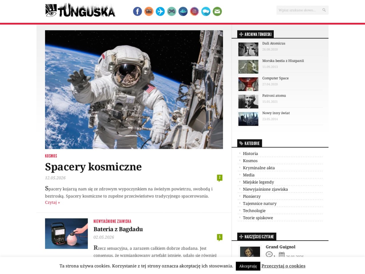 tunguska.pl screenshot