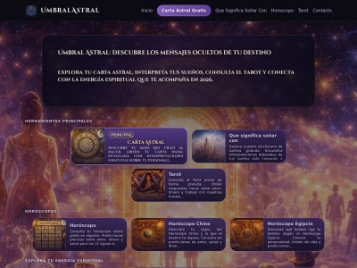 umbralastral.com screenshot