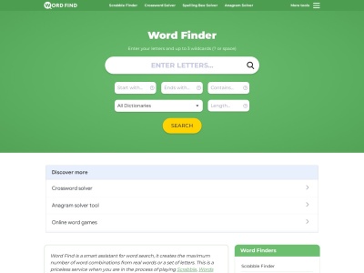 wordfind.org screenshot