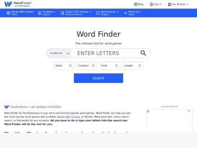 wordfinder.yourdictionary.com screenshot